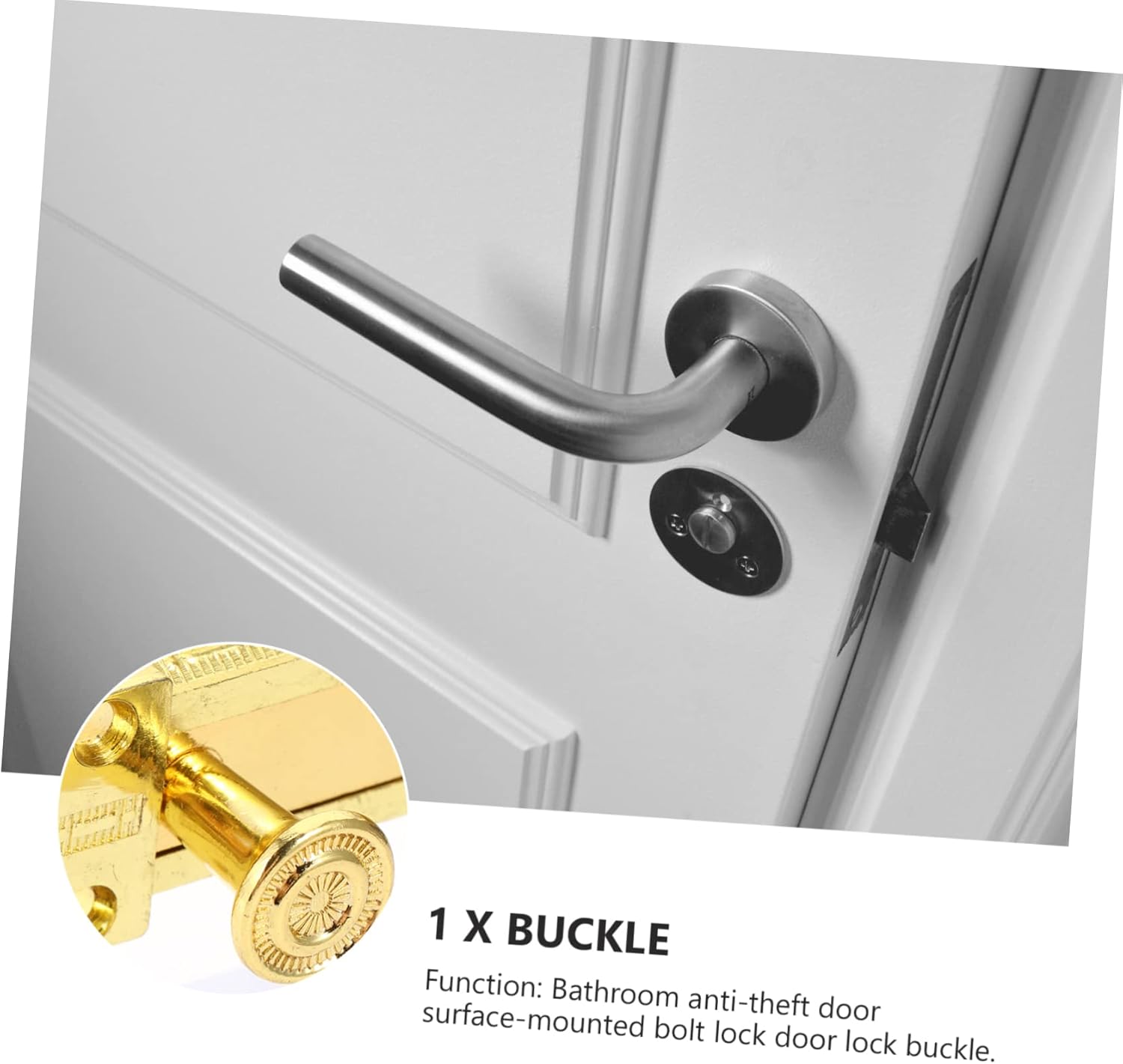 Secure Antique Copper Door Latch for Home Garden