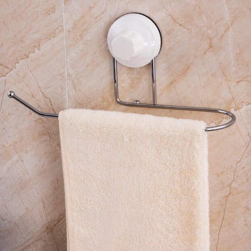 Cabilock Towel Mounted Toilet Paper Holder with Suction Cup