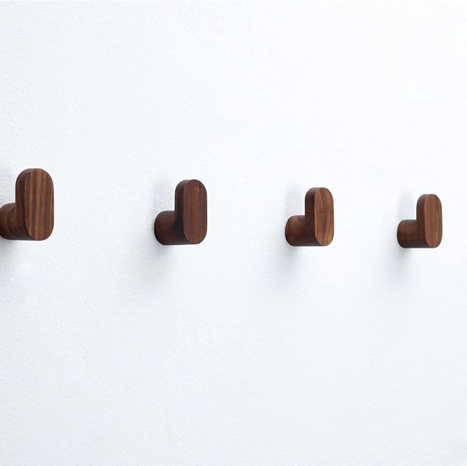 Lily Brown Heavy Duty Wood Hooks for Home Decor