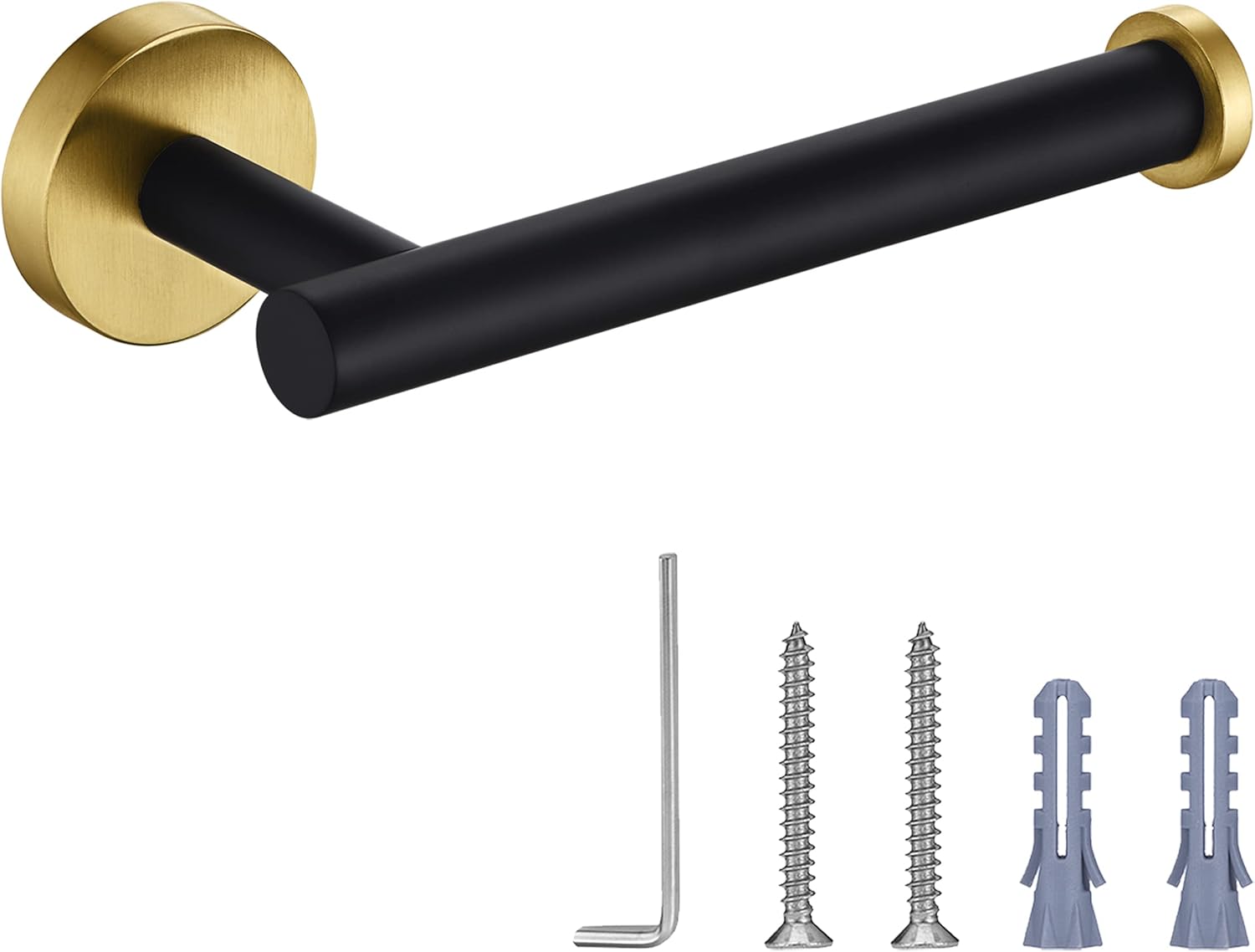 Nolimas Black Gold Toilet Paper Holder