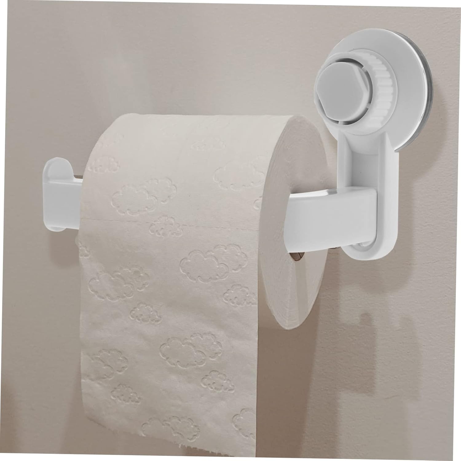 Lurrose Suction Toilet Paper Holder for Bathroom Kitchen and Living Room