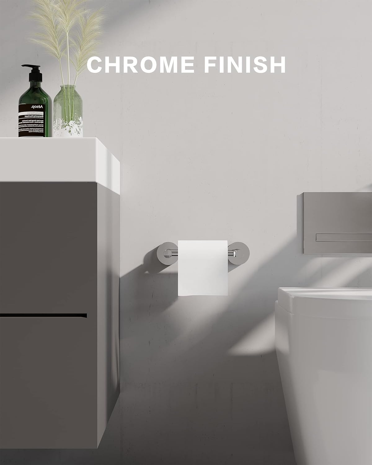 Fixsen Chrome Toilet Paper Holder Wall Mount 1