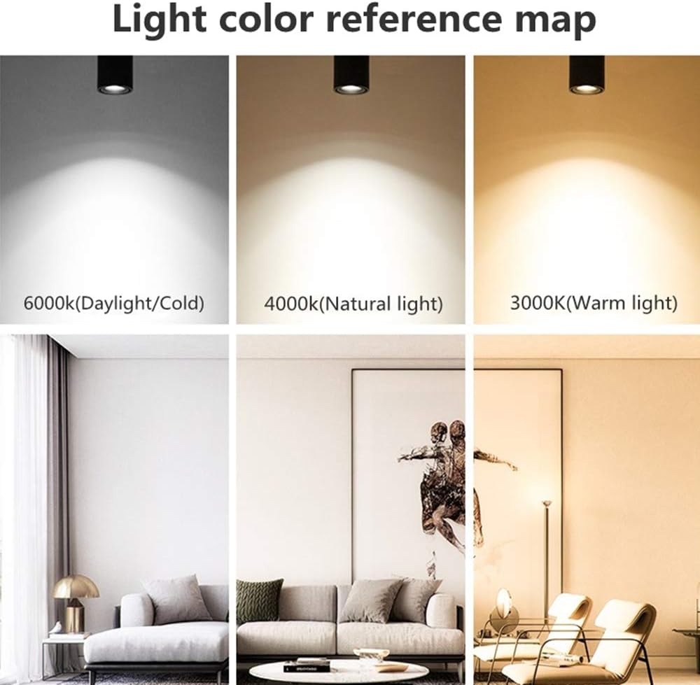 Yodaba 10W COB LED Ceiling Spotlight - 360 Adjustable Wall Light