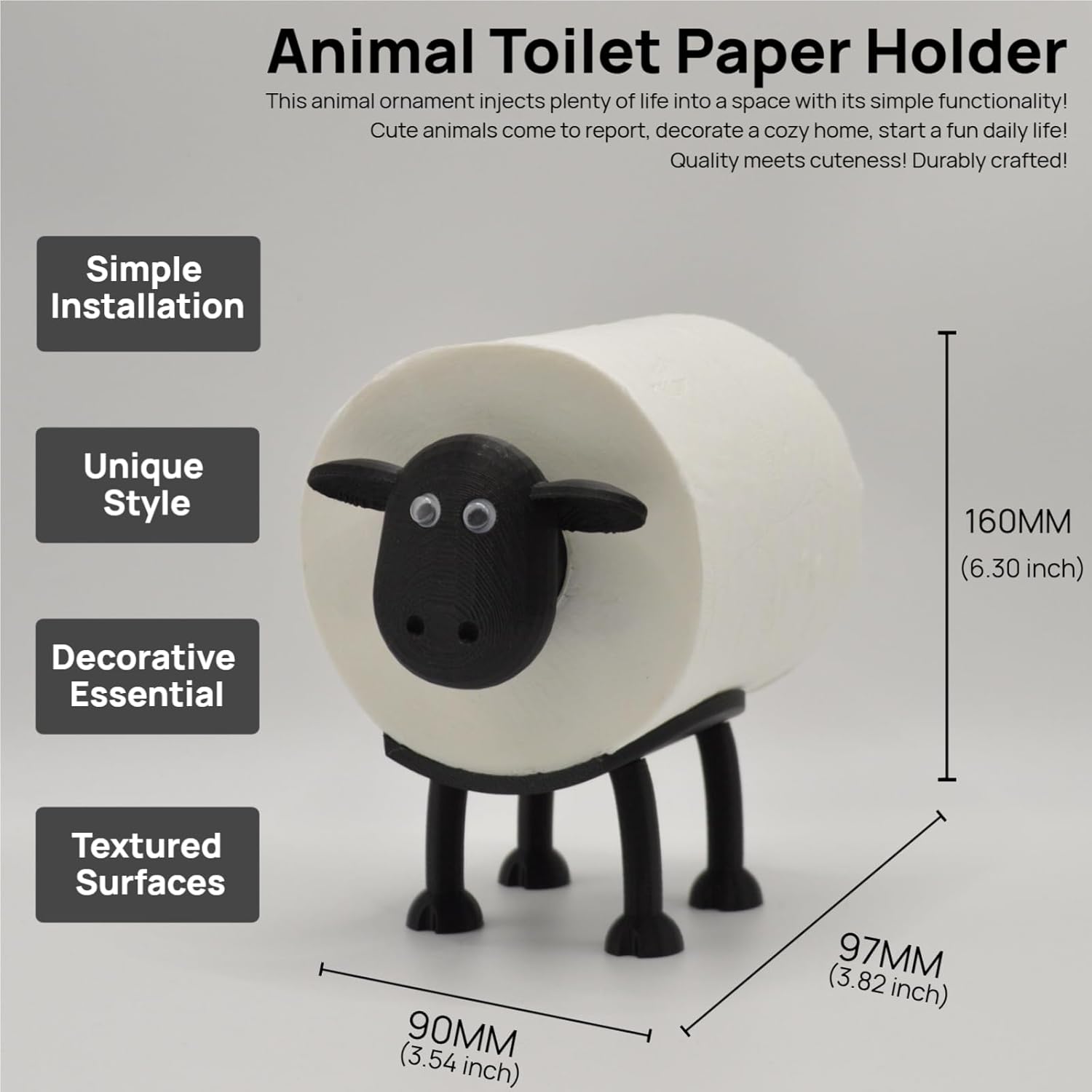 Sheep Toilet Roll Holder