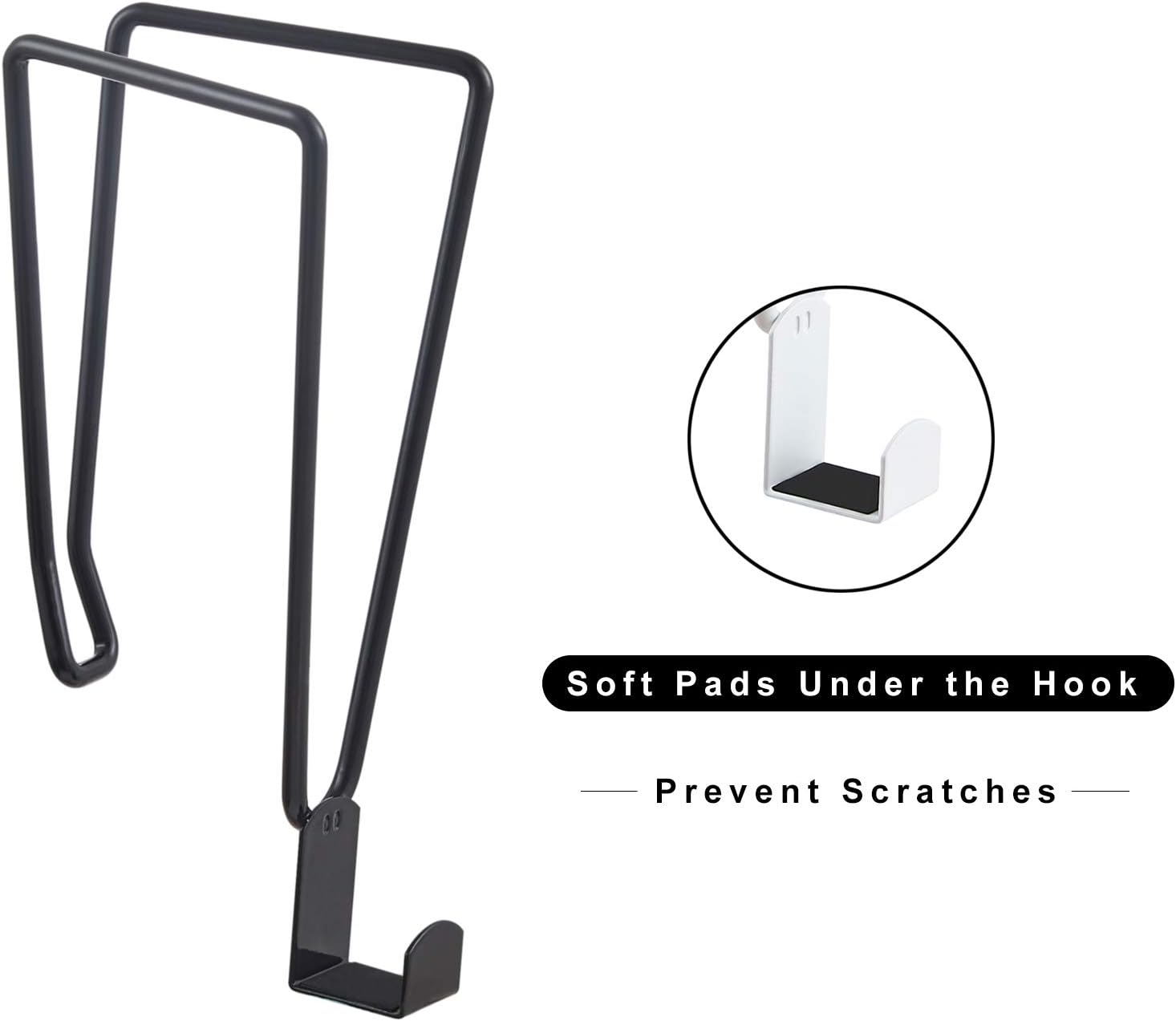 YININE Metal Toilet Paper Holder Stand Black