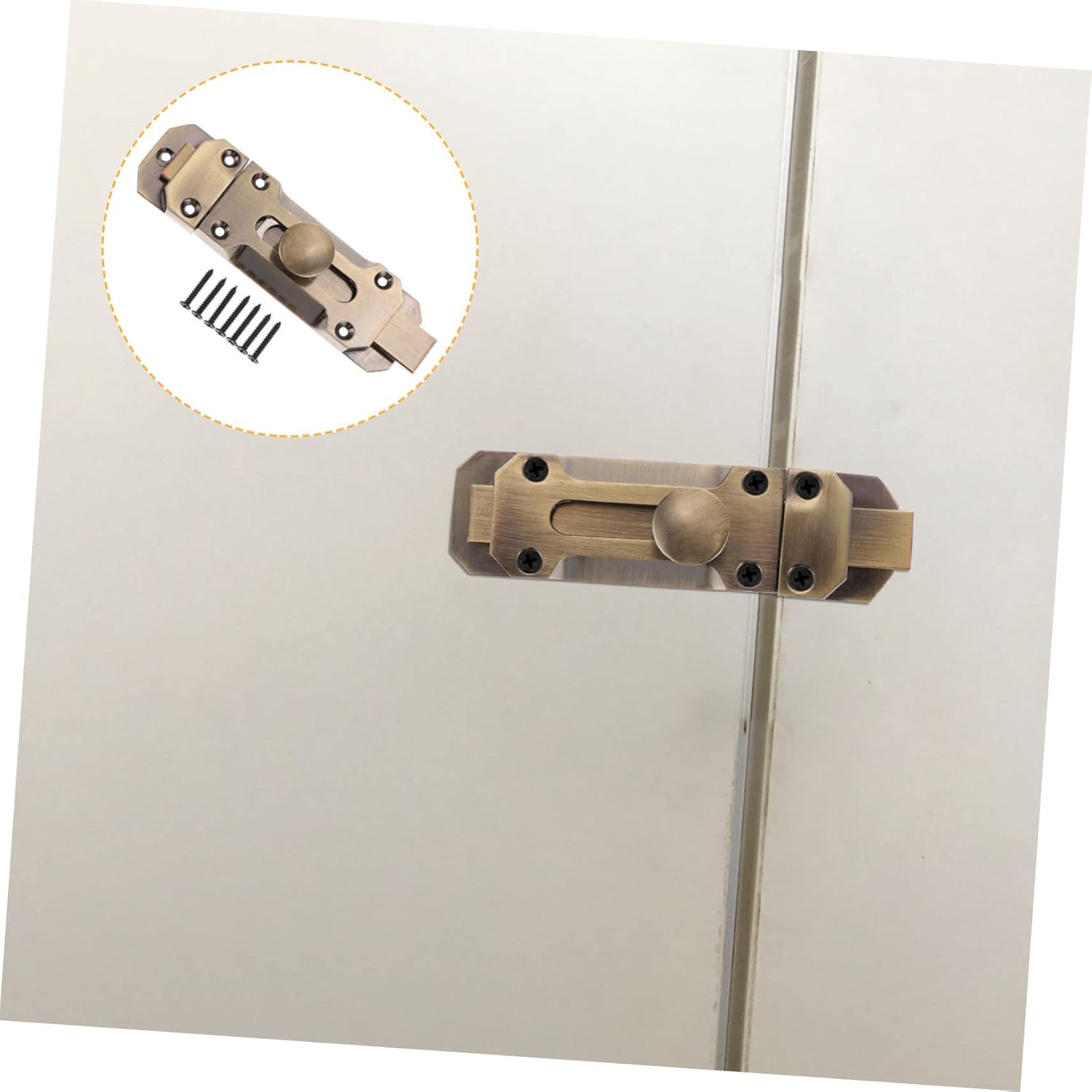 DOITOOL Door Inside Screen Retro Door Latch Blocker