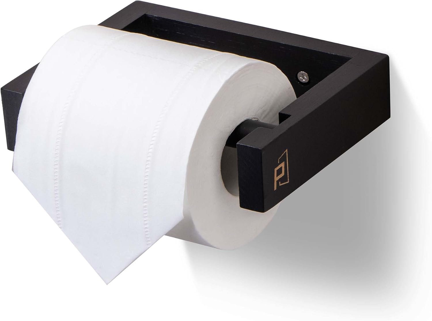 PYINRUOLI Bamboo Wall-Mounted Toilet Paper Holder
