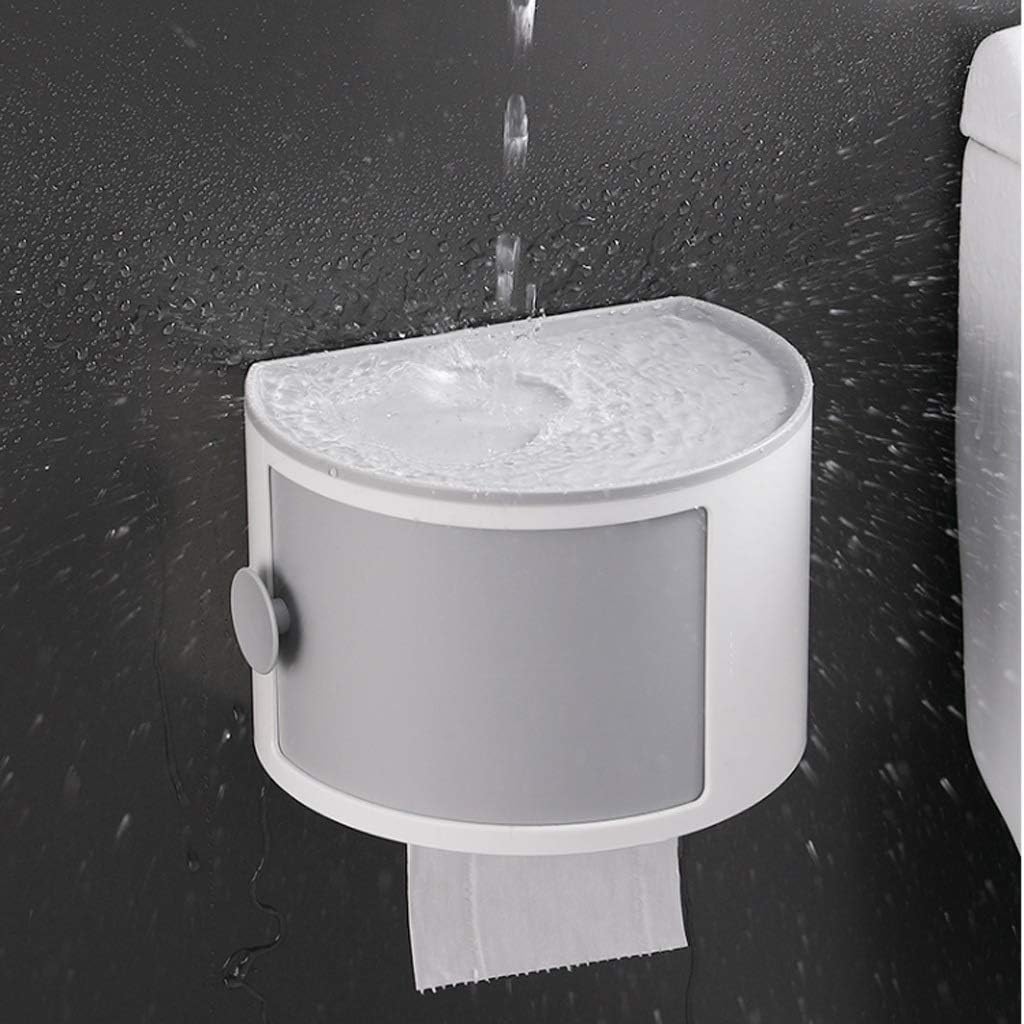 Toilet Paper Holder Wall-Mounted Organizer Waterproof