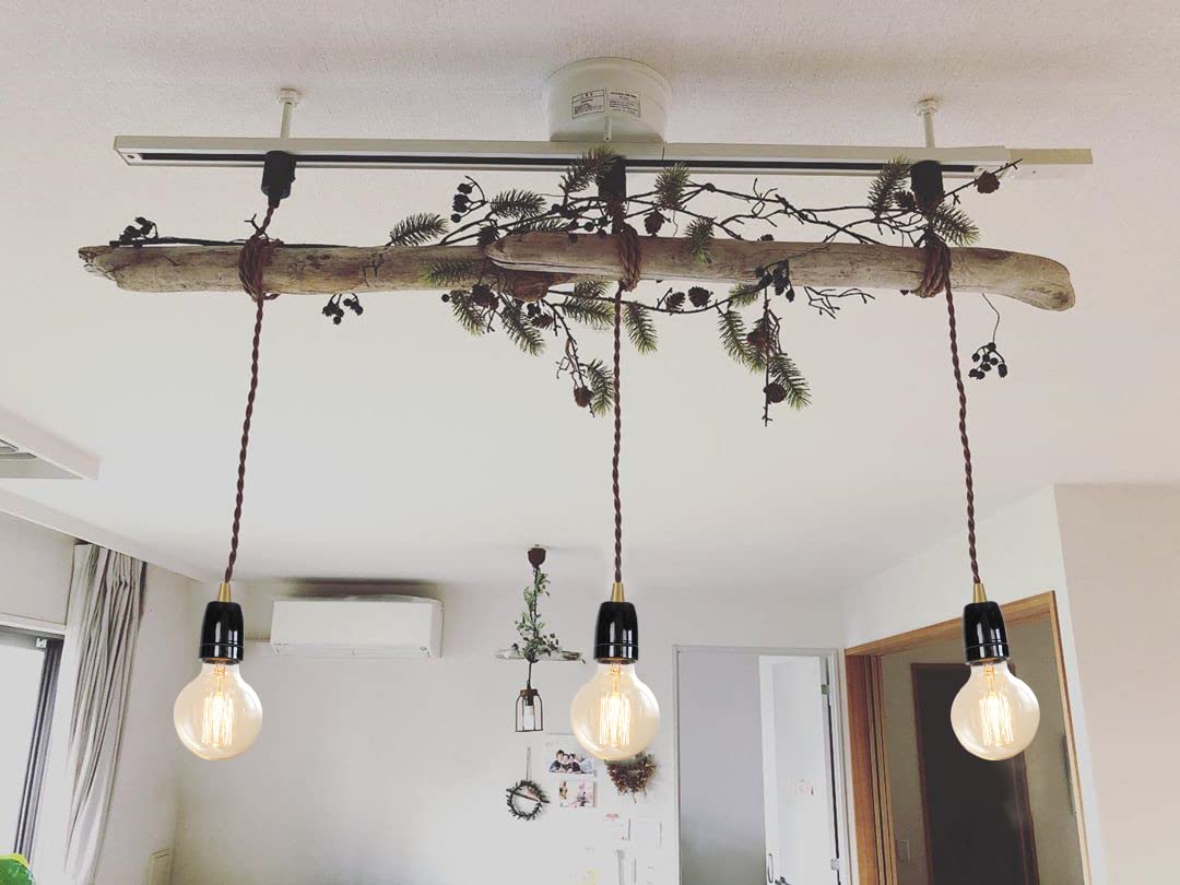 KAYYELAMP Mini Retro Pendant Light Fixture Set of Three