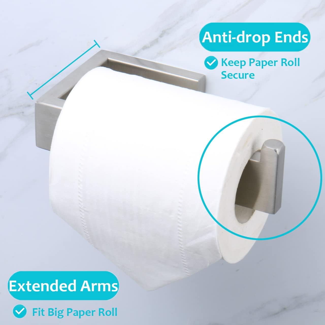 Rust-Resistant Toilet Paper Holder