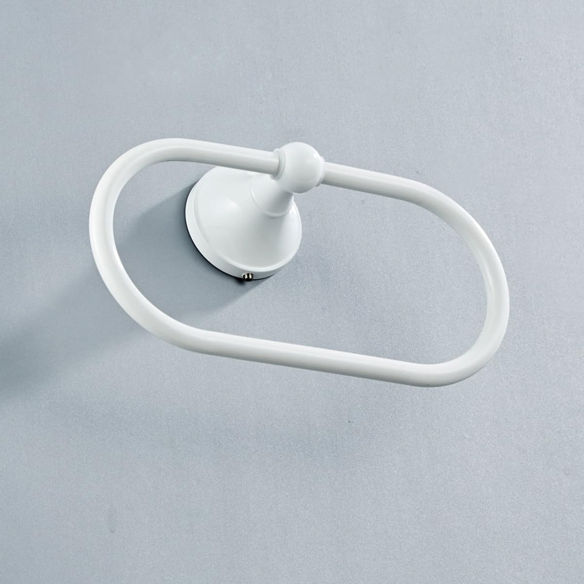 LIOOBO White Wall Mounted Towel Holder