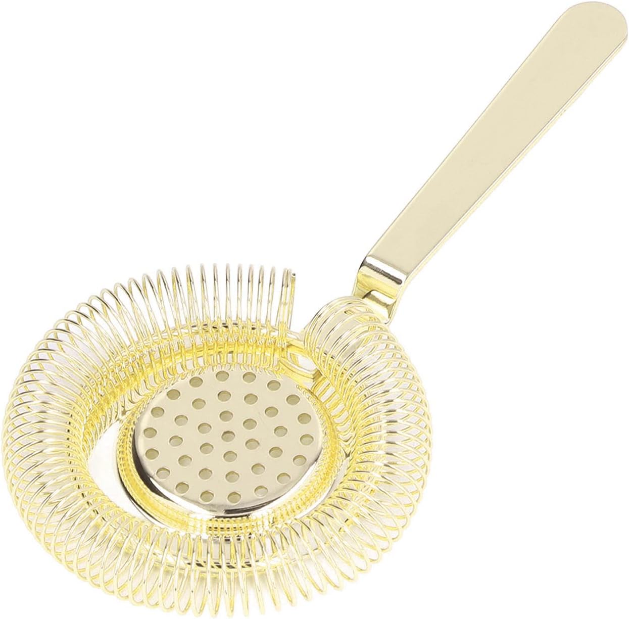 Beufee Cocktail Strainer - Gold Stainless Steel Bar Strainer for Bartending