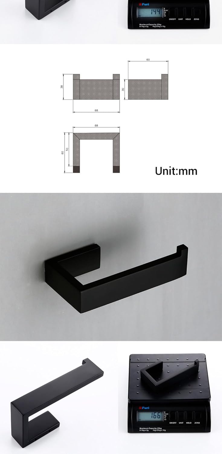 IsolaY Stainless Steel Wall-Mounted Toilet Paper Holder