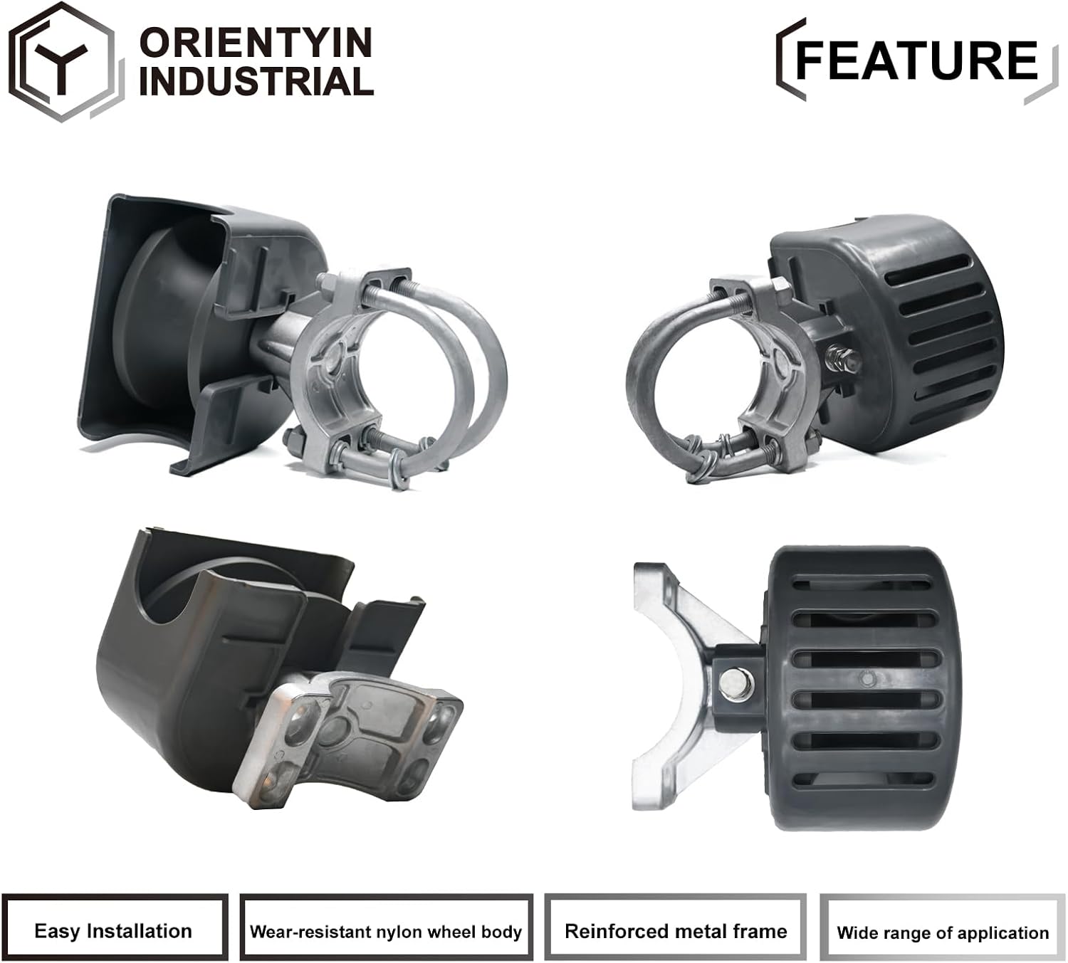 Versatile 4 Round Post Fence Gate Roller