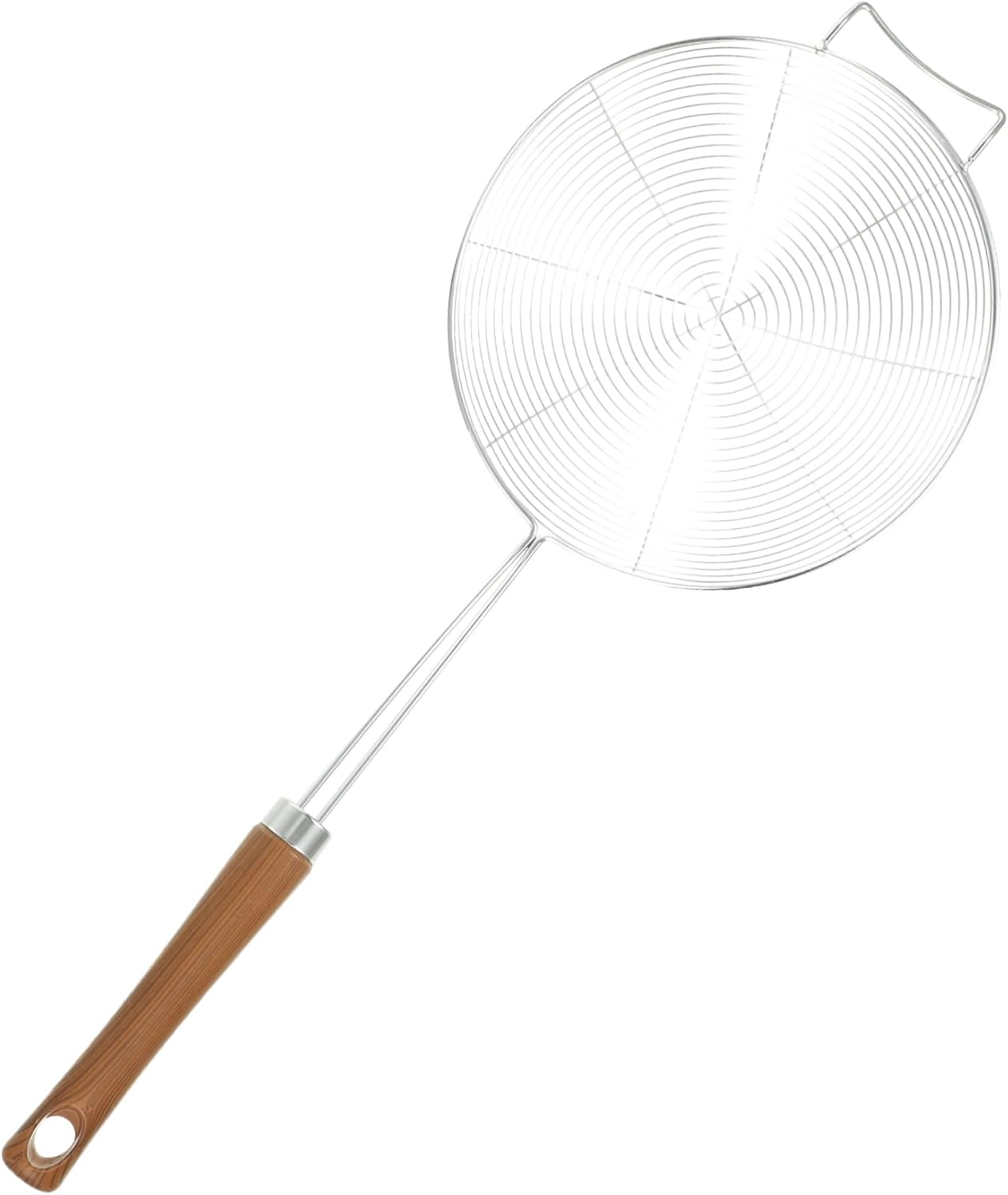 304 Stainless Steel Colander with Wooden Handle Spider Skimmer