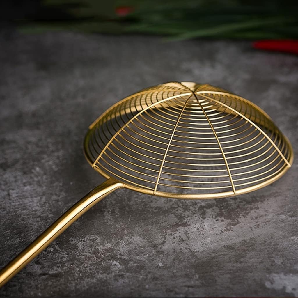 Durable Skimmer Spoon with Brass Strainer