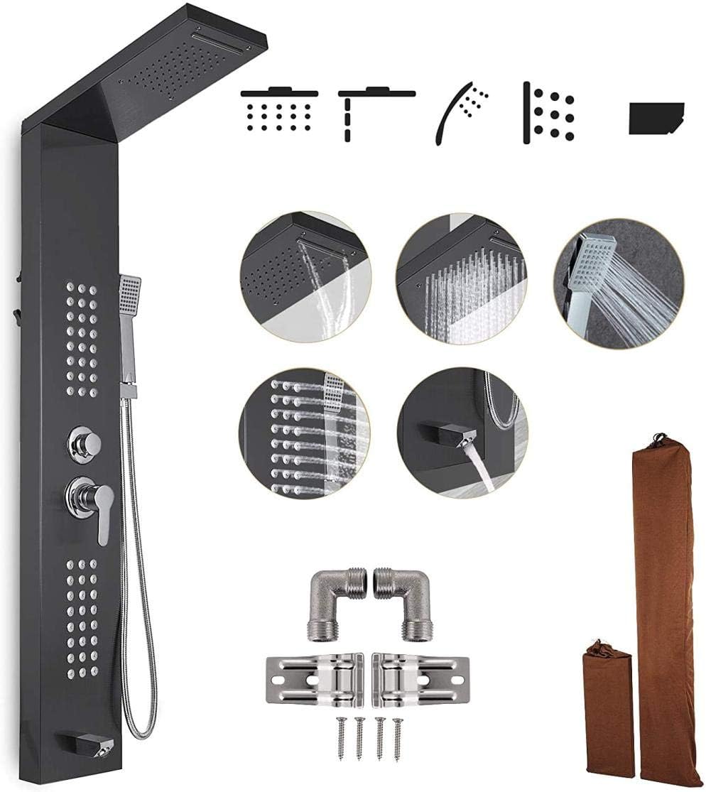 Sturdy Stainless Steel Rainfall Hand shower with 30 Water Conservation