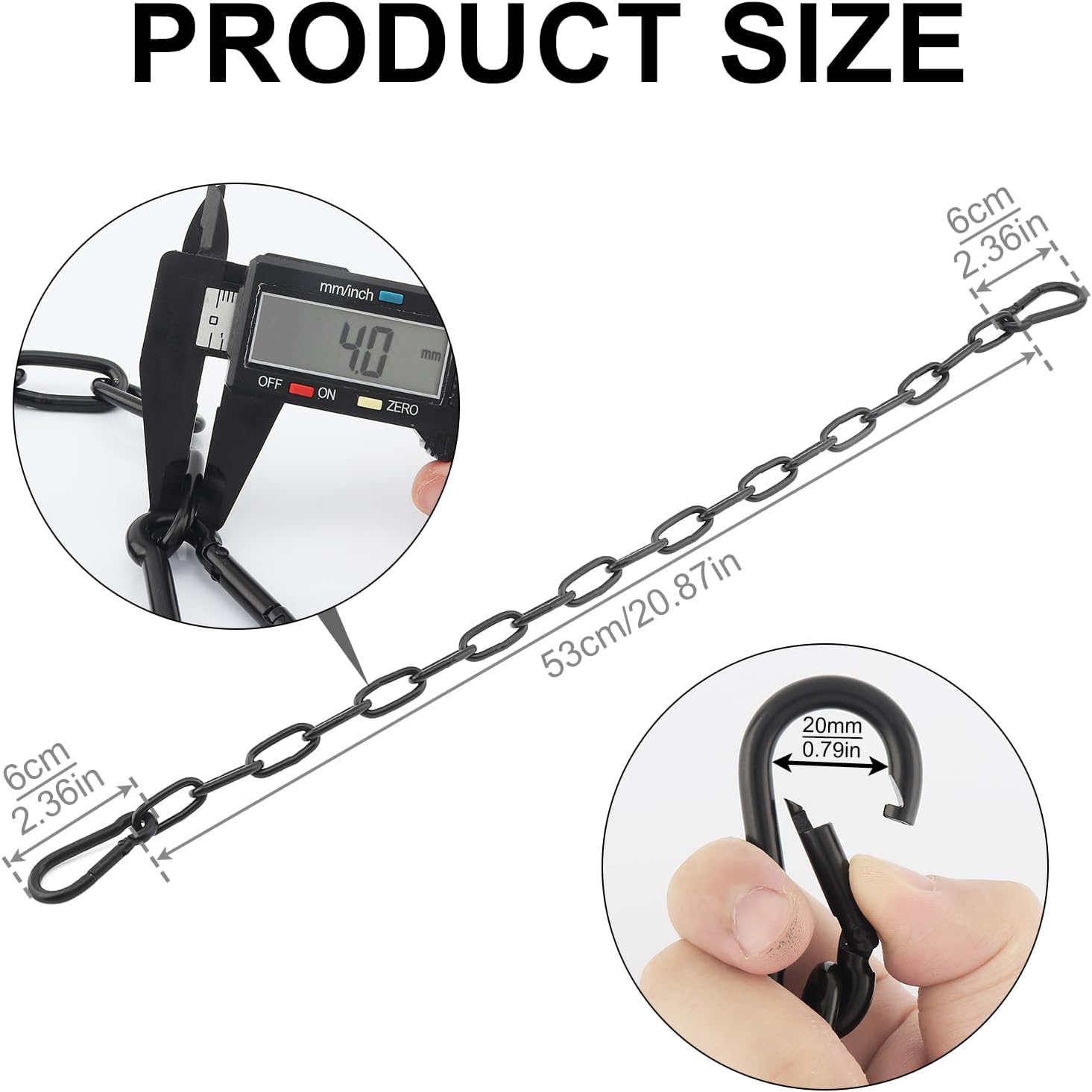 Strong and Reliable Outdoor Fence Gate Chain Lock with 304 Stainless Steel