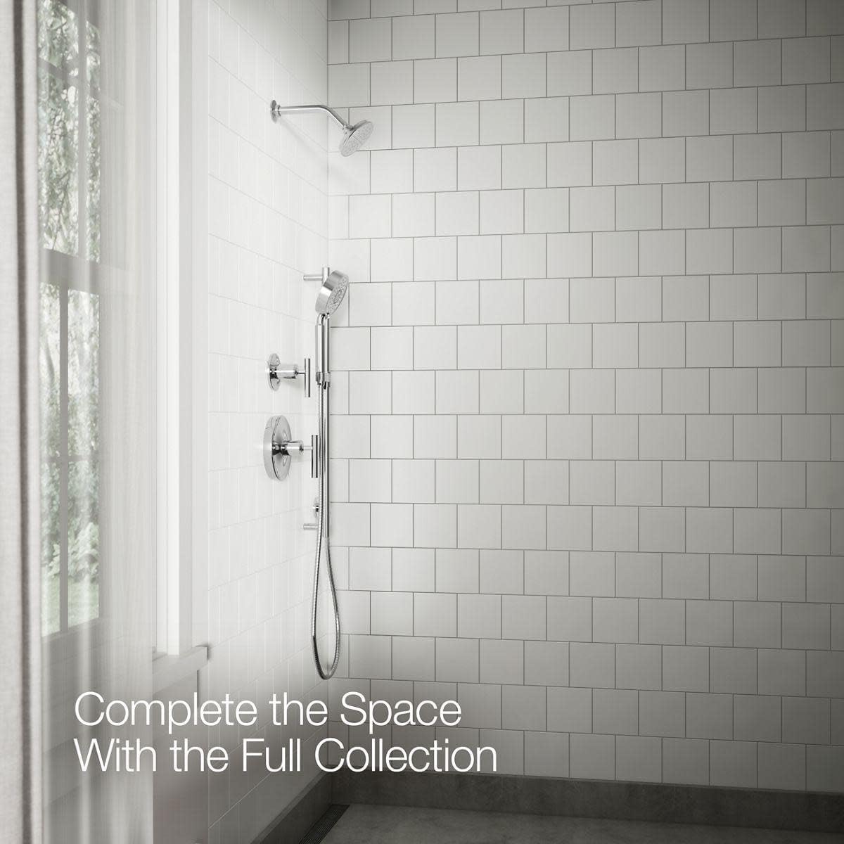 Kohler Bellera 25 GPM Single Function Shower Head Polished Chrome