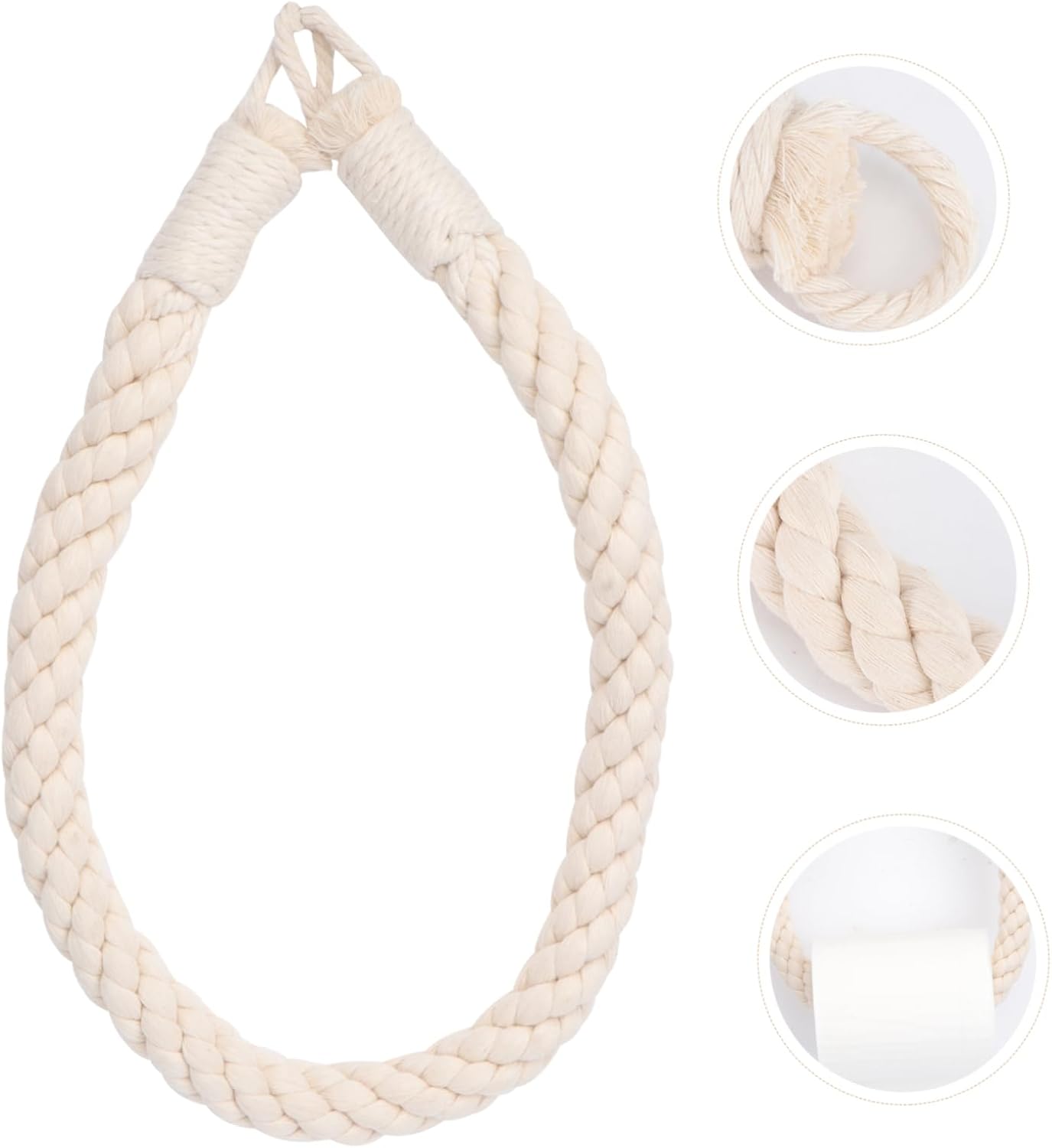 Wall-Mounted Durable Rope Hanging Toilet Paper Holder