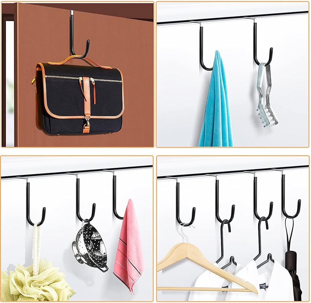 EUYIMOMO Door Hooks 12PCS Heavy Duty Metal