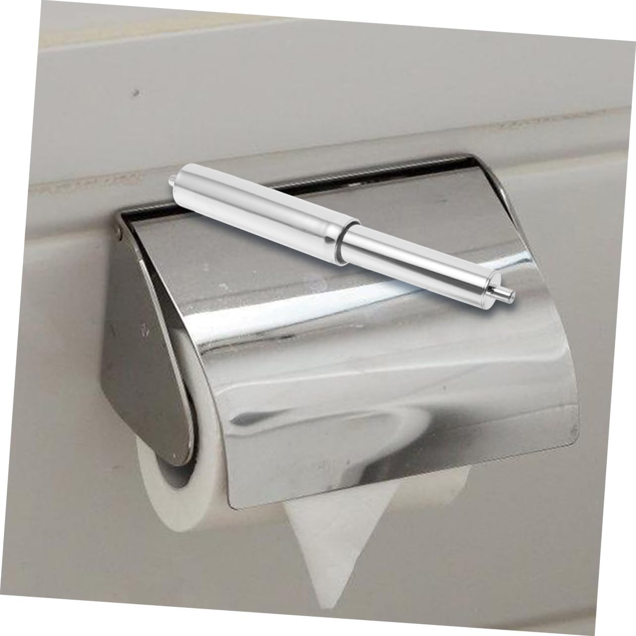 2pcs Toilet Paper Spring Rods Replacement for Black Holder Easy Install 1