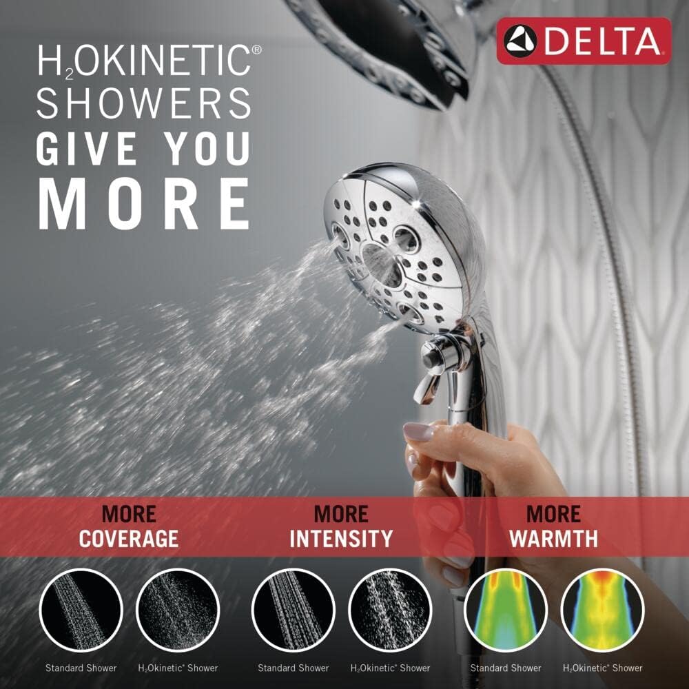 Delta 58480-25-PK Two-in-One Handheld Shower Head