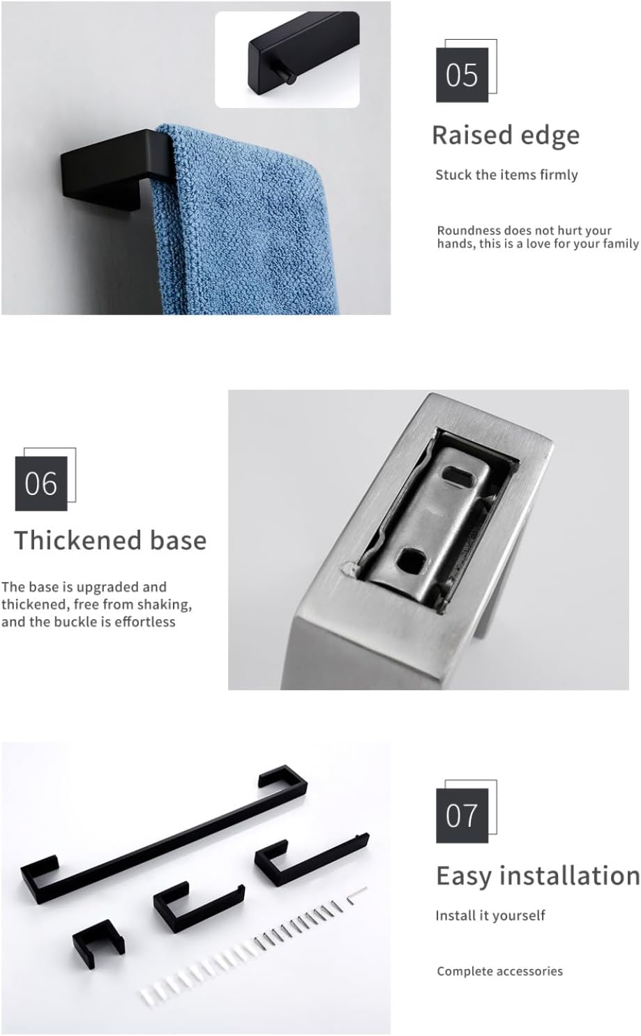 IsolaY Stainless Steel Wall-Mounted Toilet Paper Holder