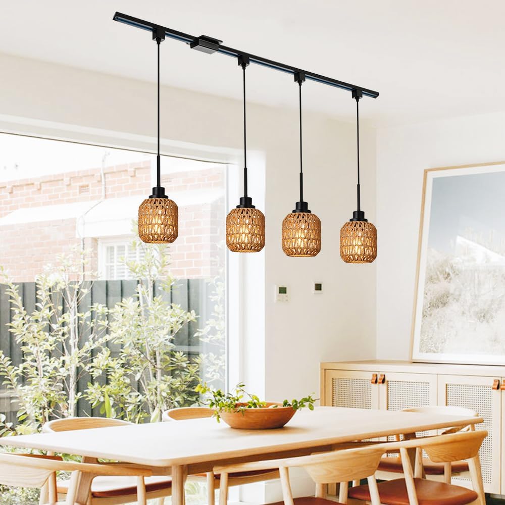 TULUCE 4-Pack Track Lighting Pendant Lights 1