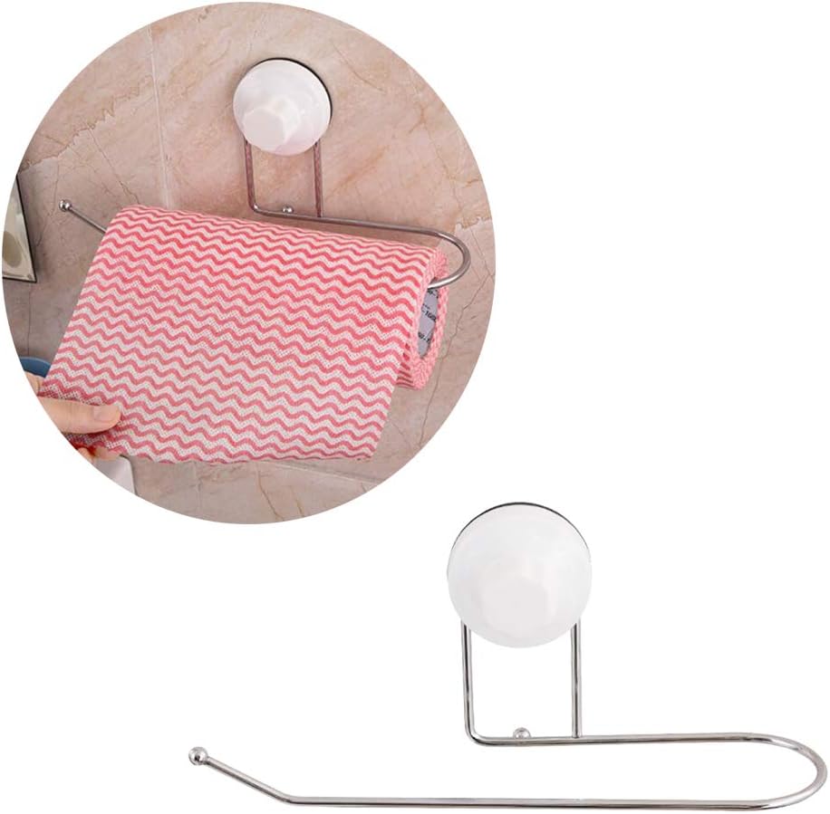 Cabilock Towel Mounted Toilet Paper Holder with Suction Cup