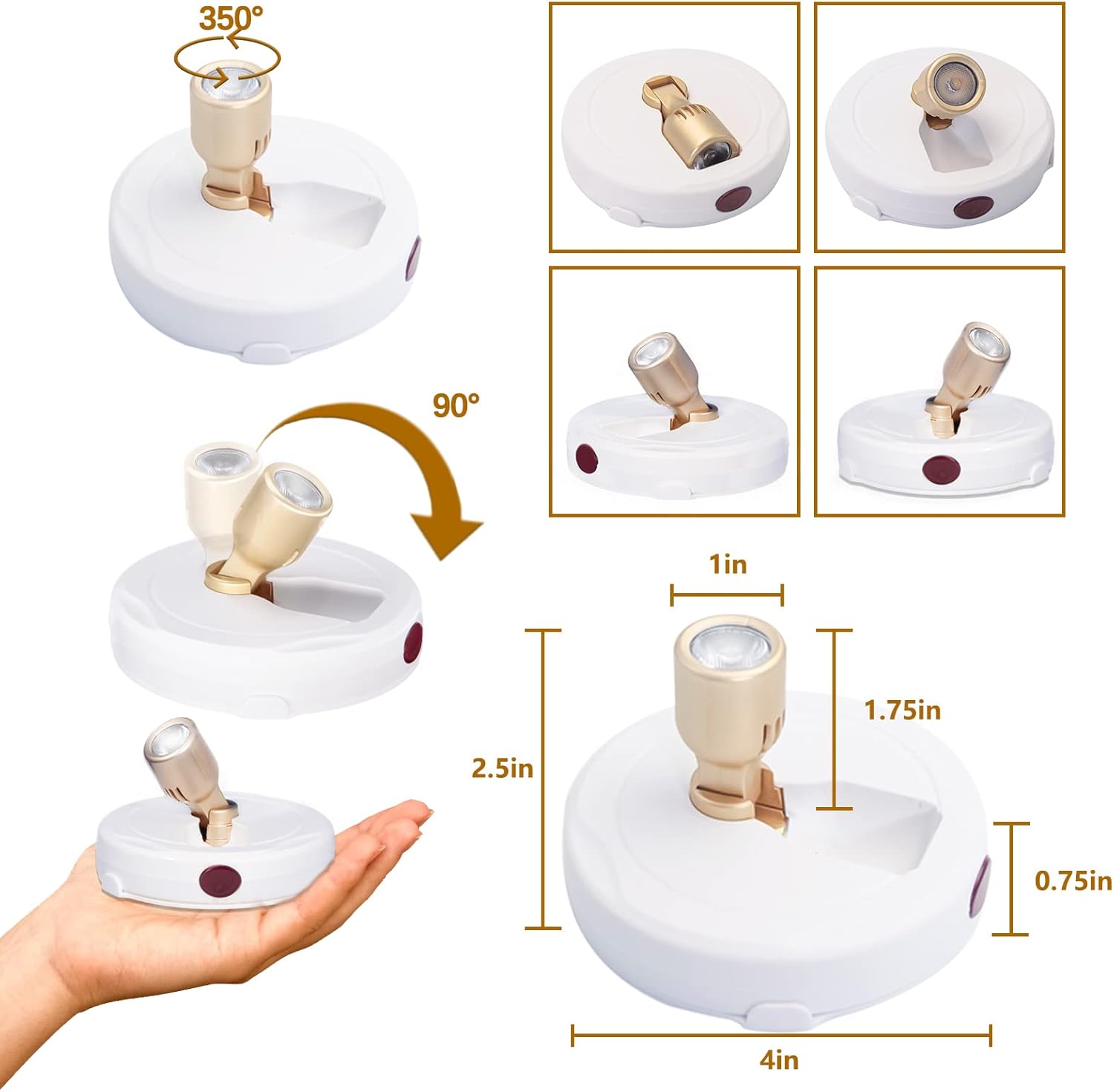 KANESIKI Battery Operated Picture Light with Remote