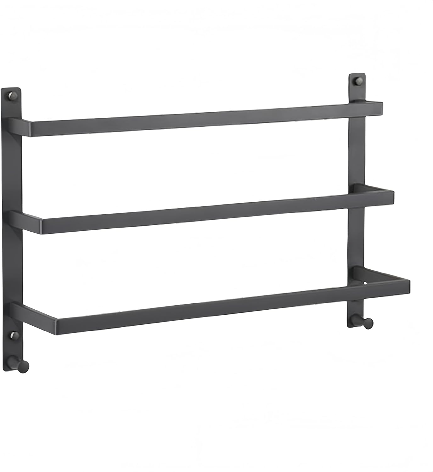SEIDO 3-Tier Square Towel Rack 16 Inch Stainless Steel