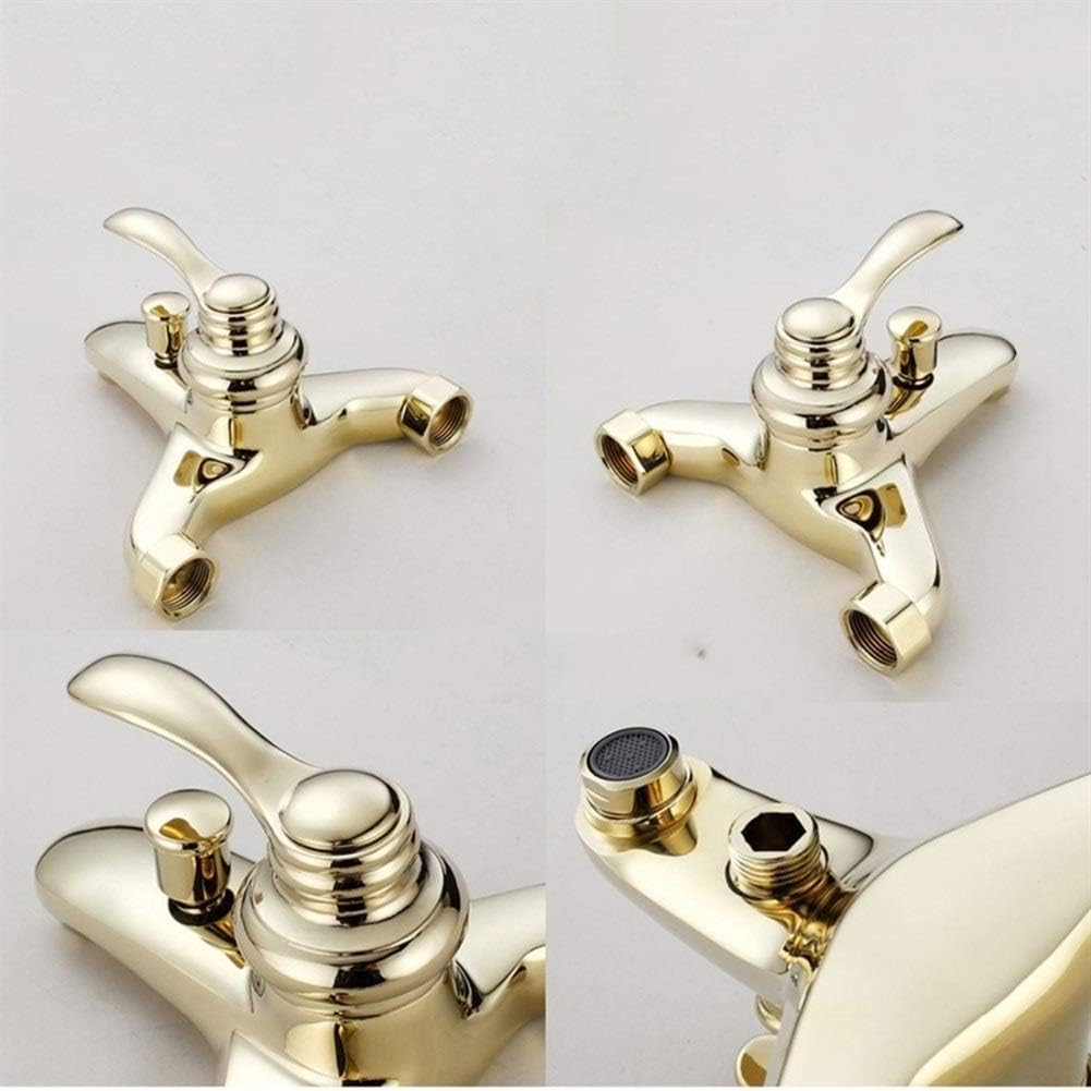 Double-Handled Wall-Mounted Shower Head Kit