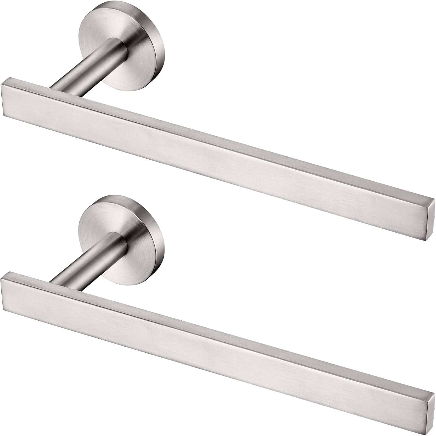 AONEON 2 Pack Stainless Steel Towel Rings Modern Bathroom Holder