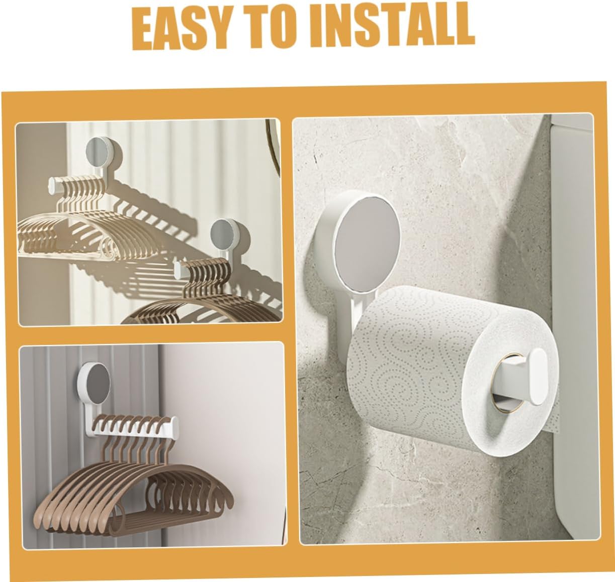 Space-Saving Wall-Mount Toilet Paper Dispenser UKCOCO