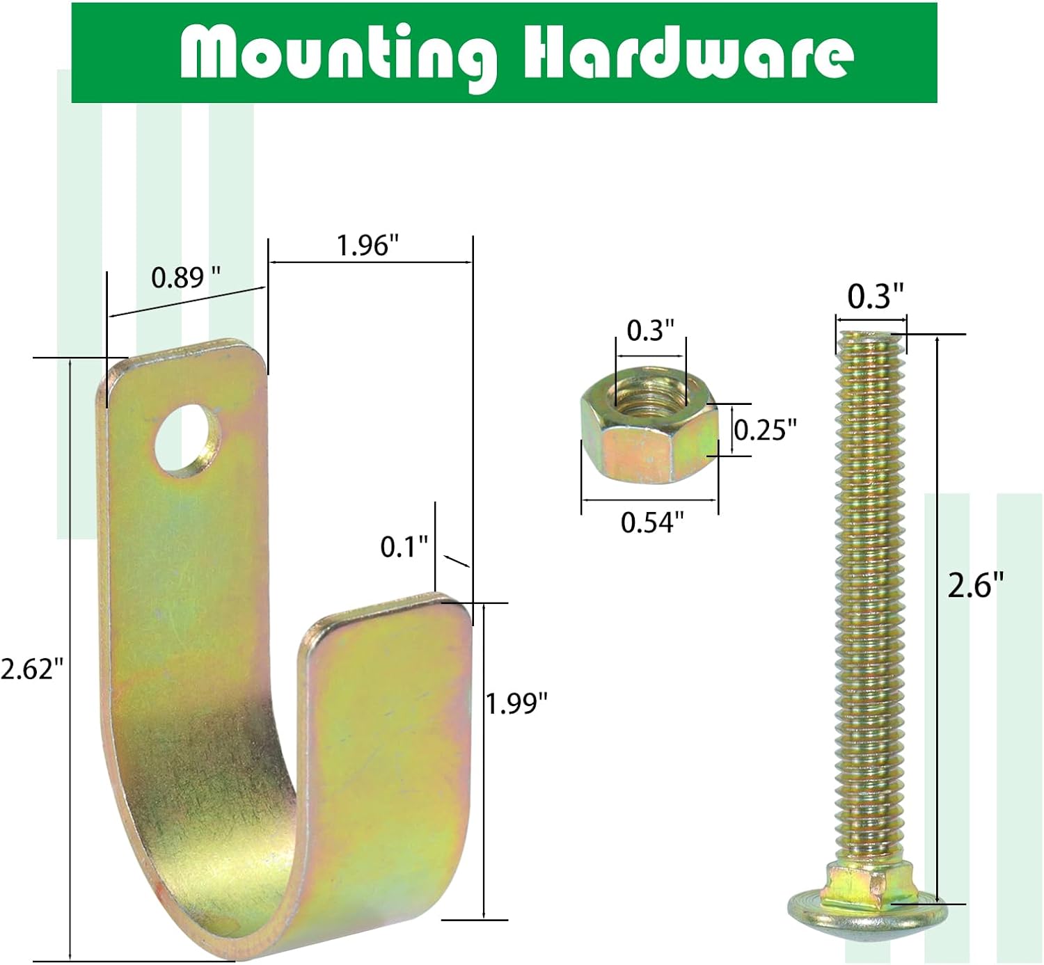 Heavy Duty 2-Way Farm Gate Latch for Metal Gates