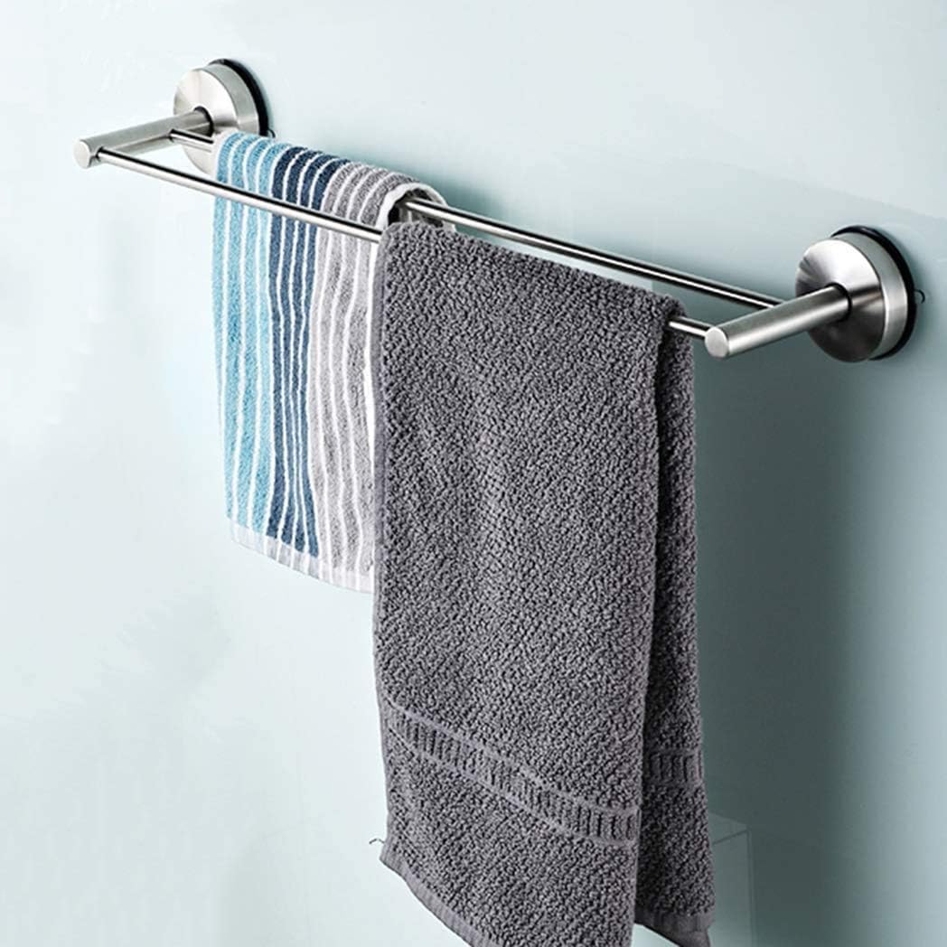 USZWBY Towel Bar Bathroom Shelf Storage Organizer