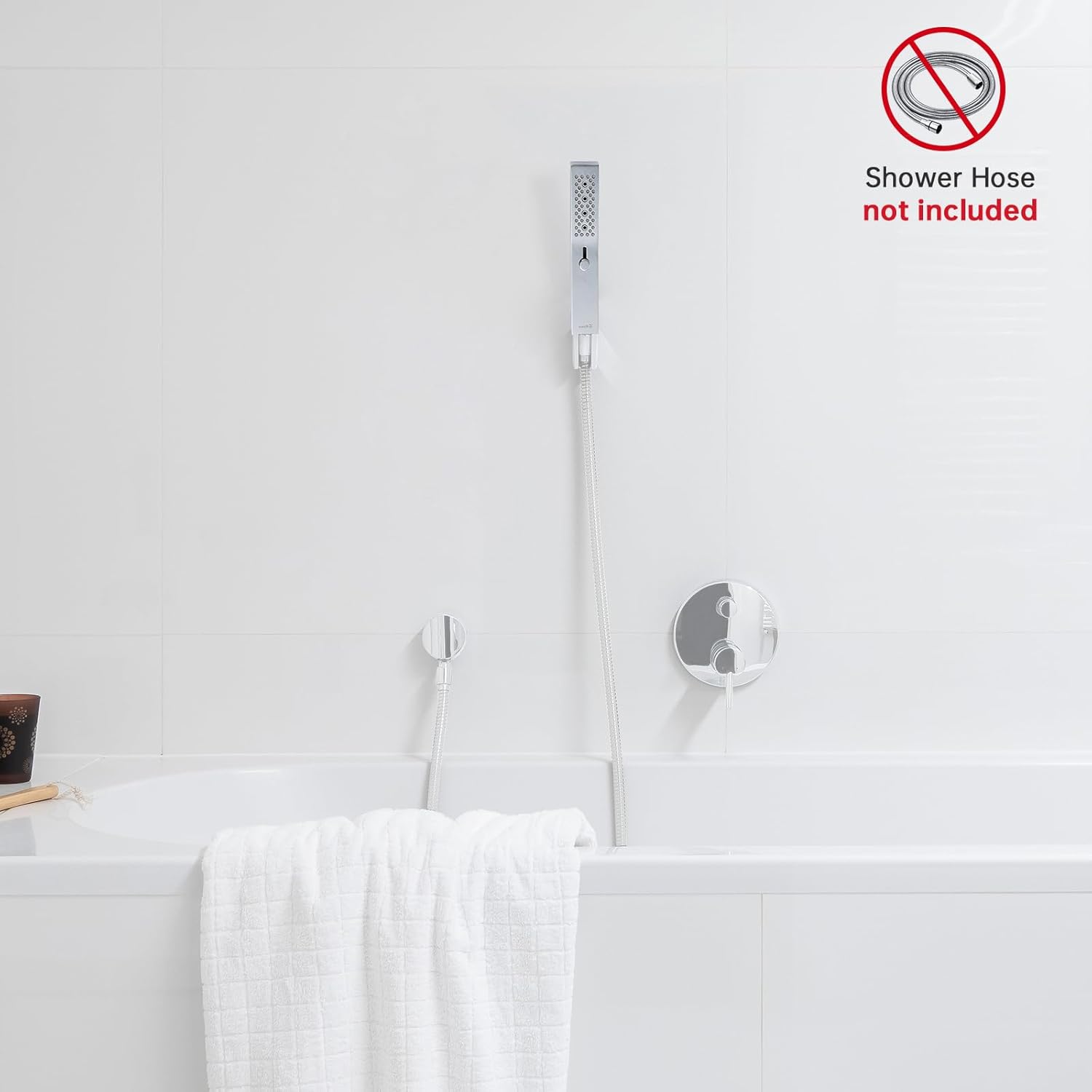 G-Promise All Metal Square 3-Mode Handheld Shower Head