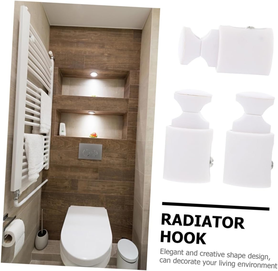3pcs Radiator Hooks for Towel and Coat Storage