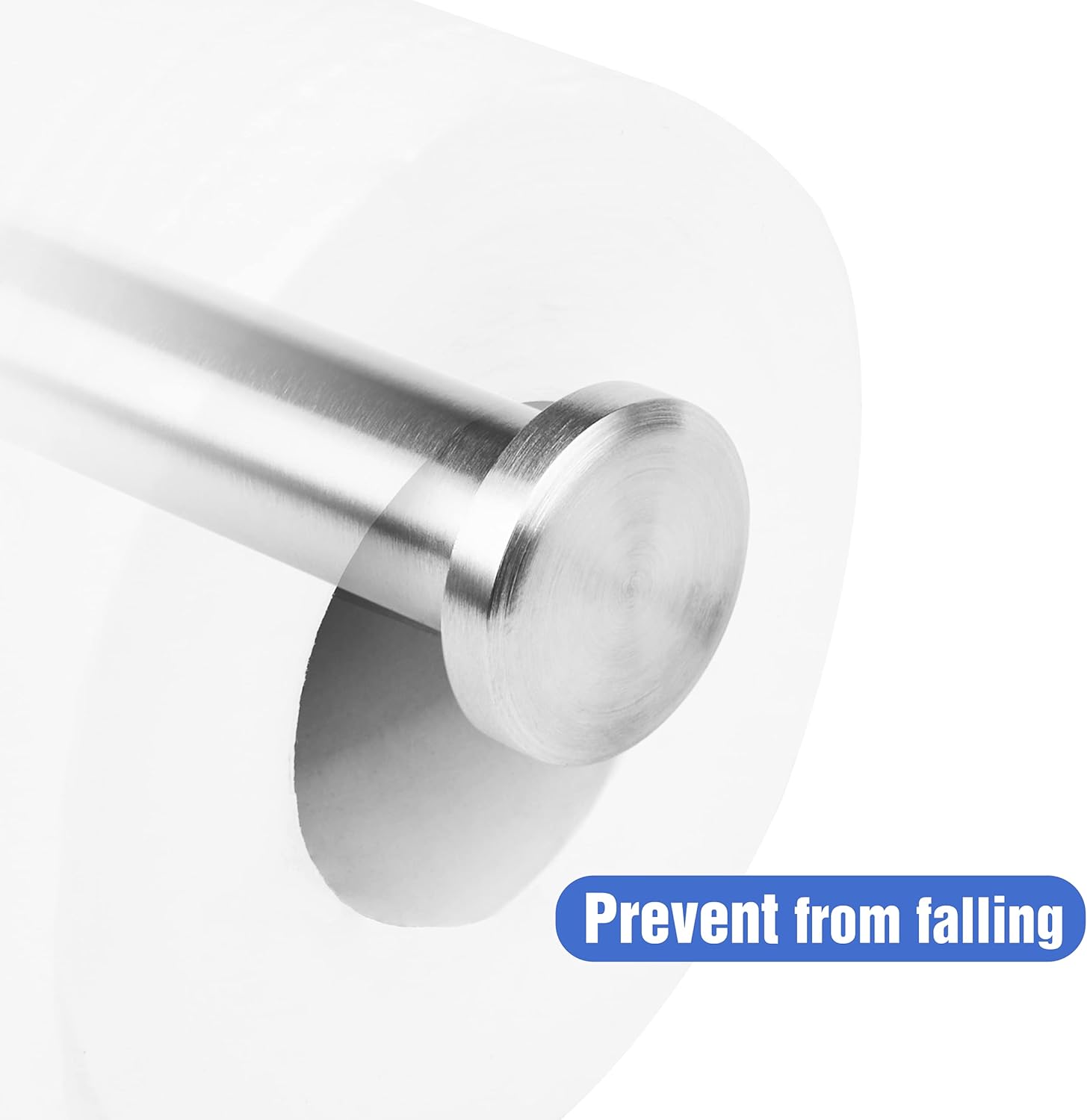 HITSLAMWall-Mount Stainless Steel Toilet Paper Holder
