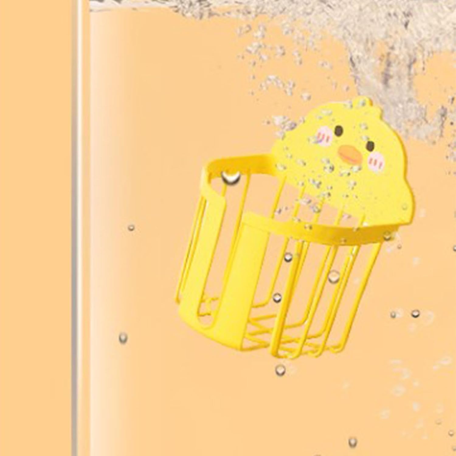 Adhesive Toilet Paper Holder with Cute Duck Design