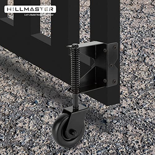 Sturdy 4-Inch Gate Wheel Kit for Outdoor Fences