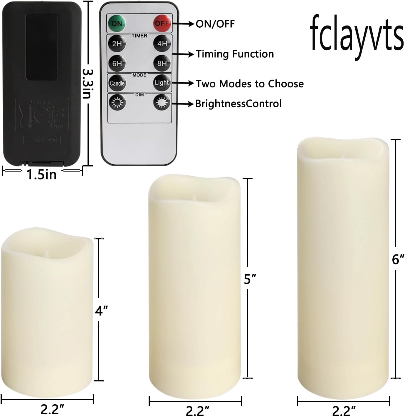 24-Pack LED Flameless Candles with Remote Control
