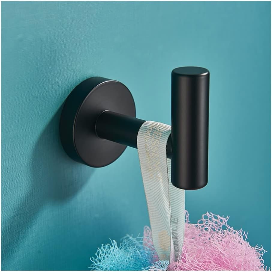 ANNBKA Matte Black Bathroom Towel Bar Set 1
