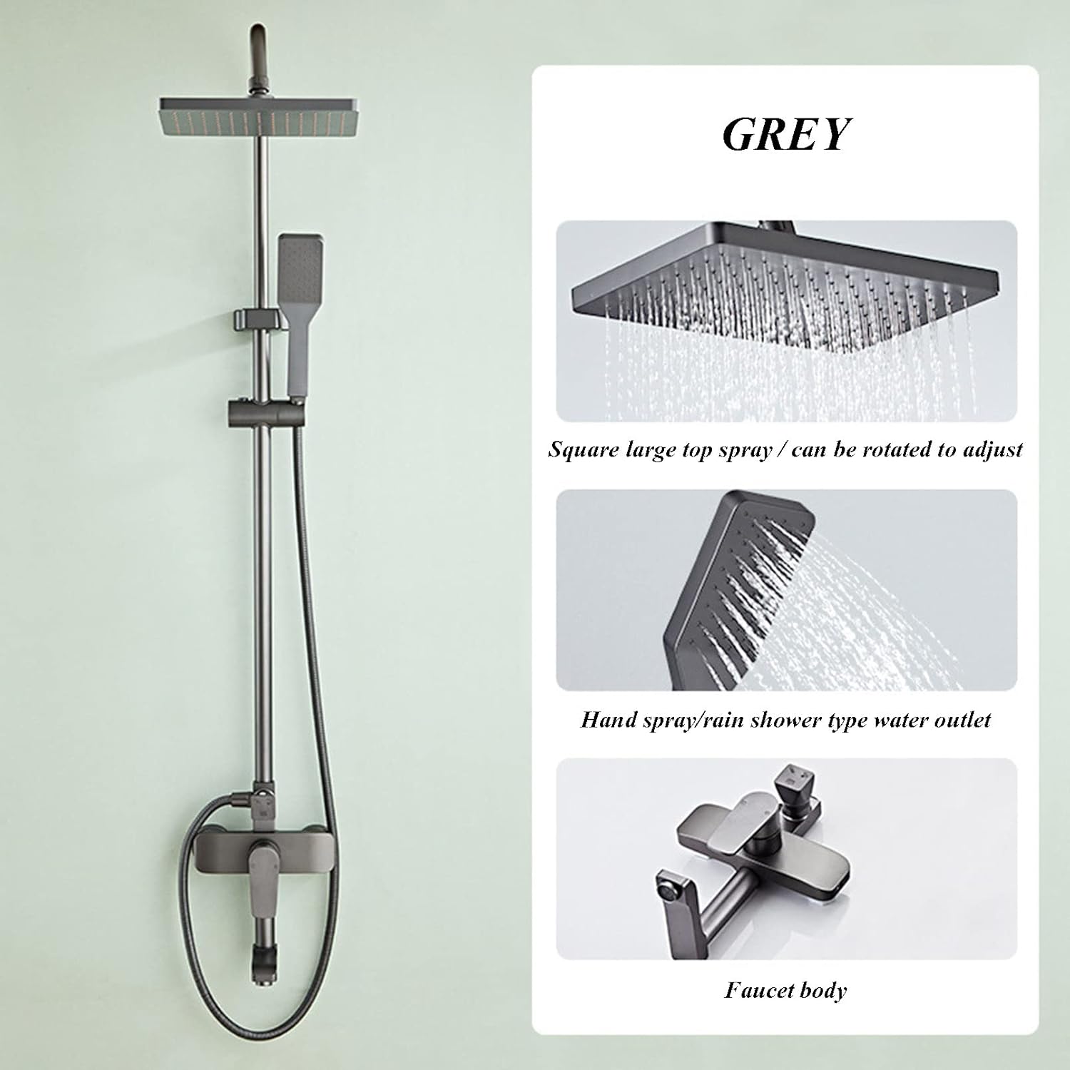 HD Rainfall Shower Head