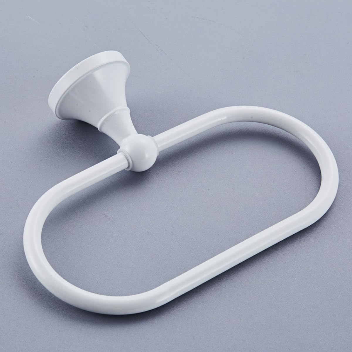 LIOOBO White Wall Mounted Towel Holder