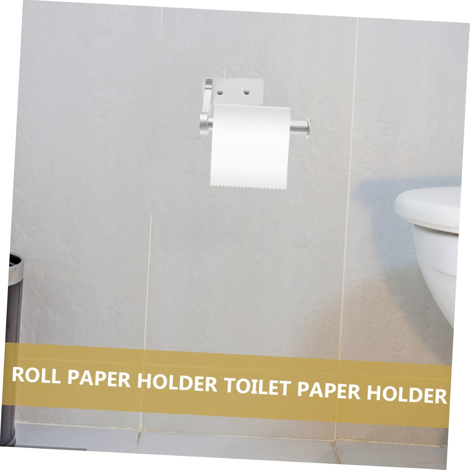 SEWACC Bathroom Paper Holder Metal Tissue Shelf