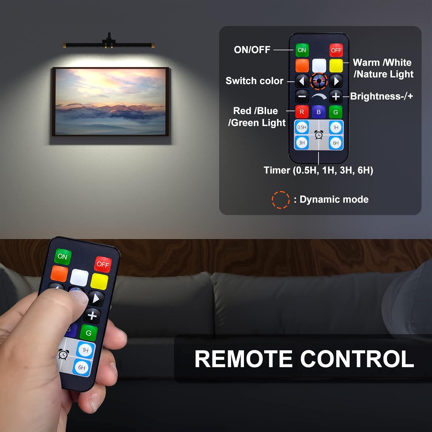 Starxing Picture Light with RGB Remote Control