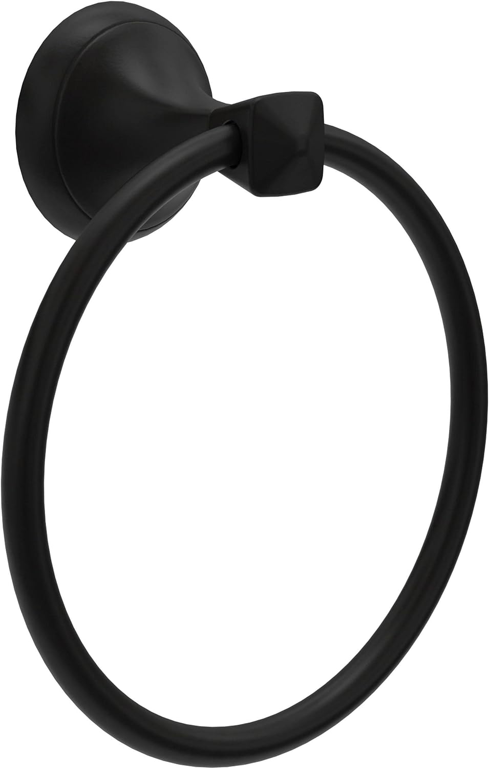 Delta Esato Wall Mount Towel Ring Toilet Paper Holder in Matte Black