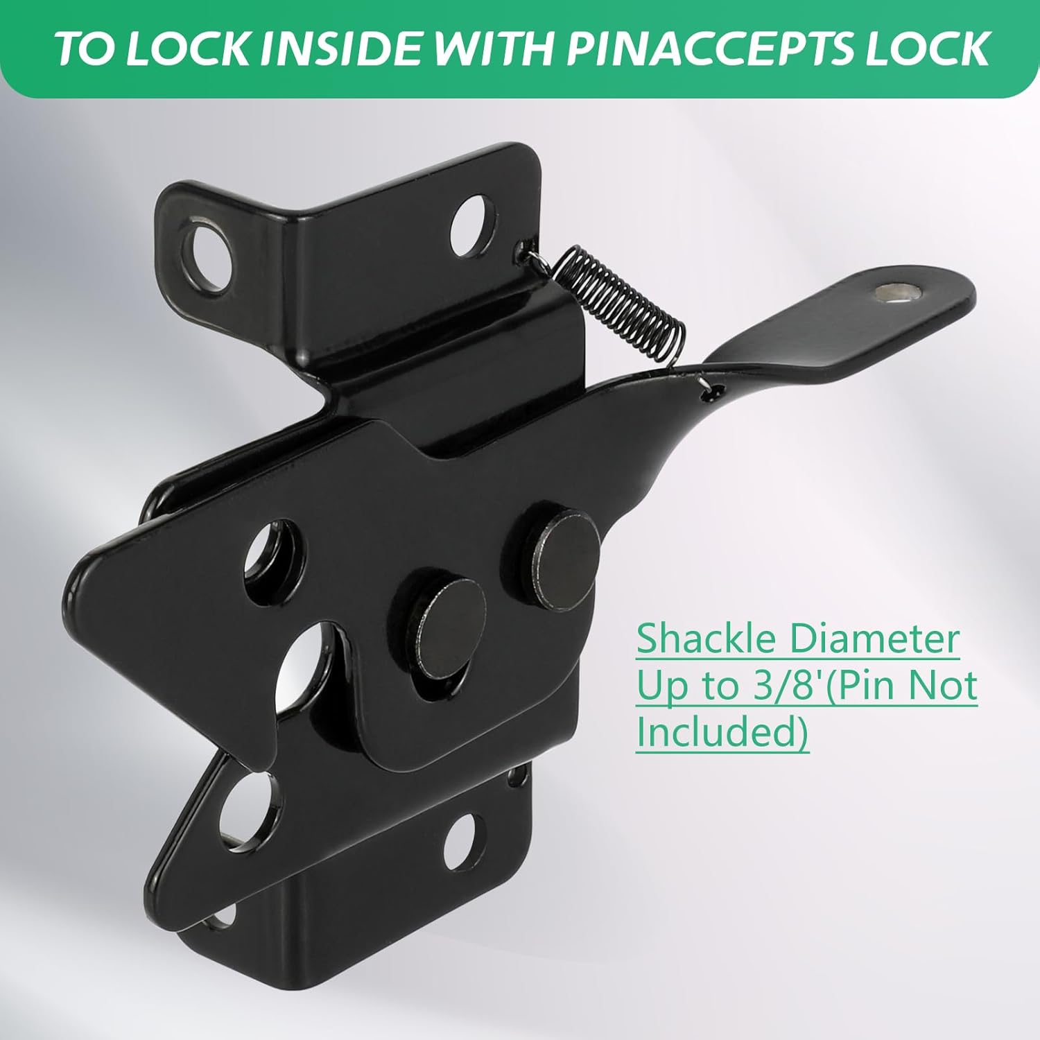 Heavy-Duty Gate Latch with Precision Fit